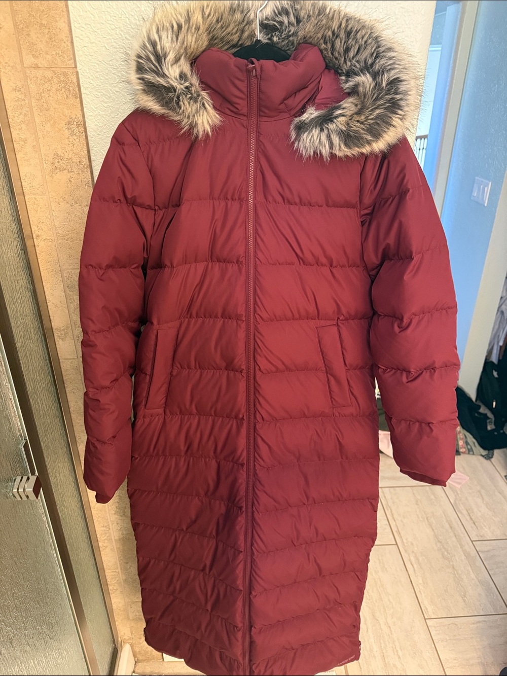 Lands End Women's Max 600 Down Long Maxi Coat
